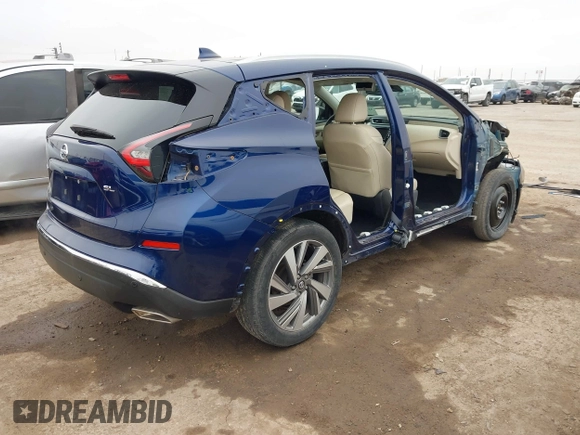 2020 Nissan Murano SL z VIN 5N1AZ2CJ1LN103280, wystawiony jako IAAI lot #41508954 z przebiegiem 32 115 mil mil oraz . Historia ofert i sprzedaży dostępna na DreamBid. Obrazek 4.