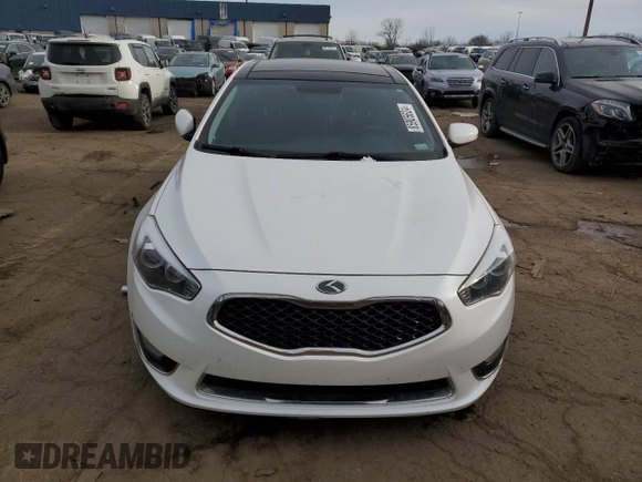 2014 Kia Cadenza Premium with VIN KNALN4D75E5163618, listed as a Copart auction lot 85905624 with 82,708 mi miles and Clean Title. Bid and sale history available at carsss.com. Image 5.