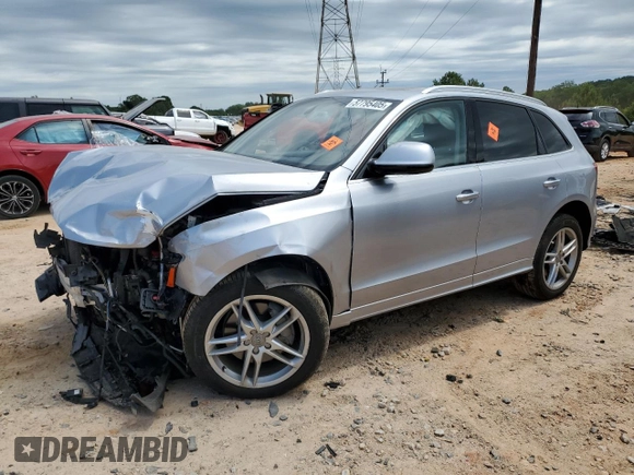 2017 Audi Q5 Premium Plus z VIN WA1D7AFP1HA014416, wystawiony jako Copart lot #57795405 z przebiegiem Nie podano mil oraz Szkoda całkowita • Salvage title. Historia ofert i sprzedaży dostępna na DreamBid. Obrazek 1.