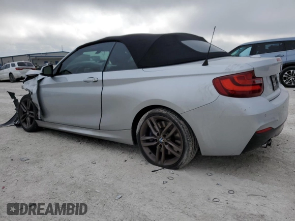 2016 BMW 2 Series 228i with VIN WBA1K9C57GV710355, listed as a Copart auction lot 89072625 with 80,925 mi miles and Salvage Title. Bid and sale history available at carsss.com. Image 2.