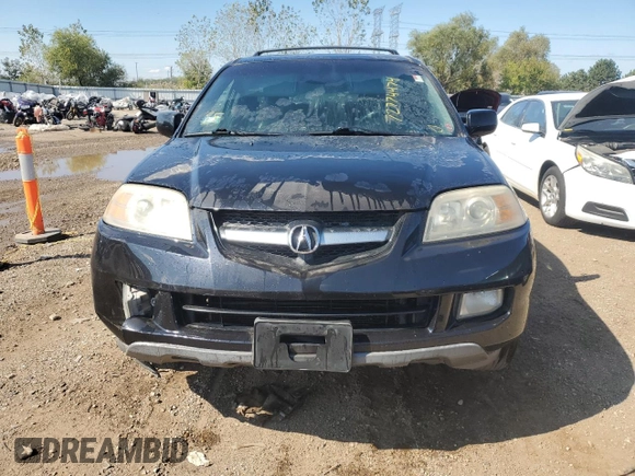 2005 Acura MDX Touring with VIN 2HNYD187X5H532156, listed as a Copart auction lot 72774474 with 254,054 mi miles and Salvage title. Bid and sale history available at DreamBid. Image 5.