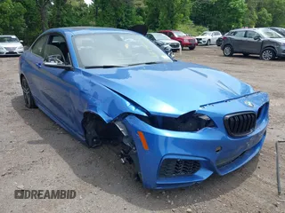 2018 BMW 2 Series M240i xDrive with VIN WBA2J7C5XJVD60578, listed as a IAAI auction lot 42346606 with 88,944 mi miles and . Bid and sale history available at DreamBid. Image 1.