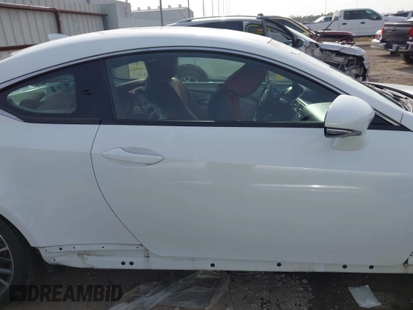 2015 Lexus RC 350 F Sport with VIN JTHHE5BC7F5007949, listed as a IAAI auction lot 42247299 with 64,552 mi miles and . Bid and sale history available at DreamBid. Image 14.