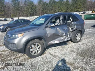 2012 Kia Sorento LX with VIN 5XYKT4A20CG276328, listed as a Copart auction lot 44186065 with 128,218 mi miles and Salvage Title. Bid and sale history available at carsss.com. Image 1.