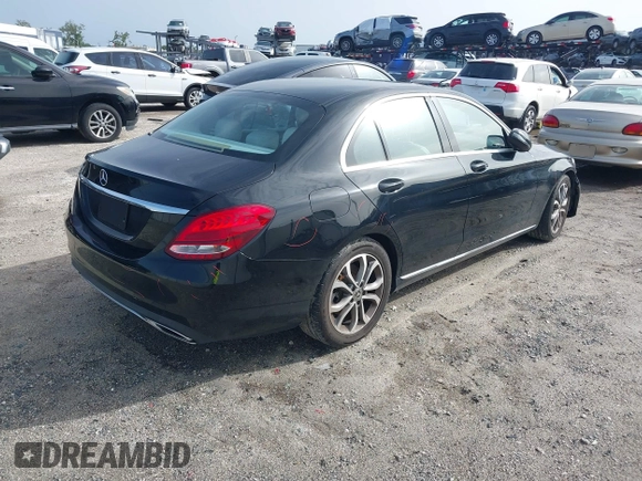 2017 Mercedes-Benz C 300 with VIN 55SWF4JB8HU218764, listed as a IAAI auction lot 42431155 with 83,673 mi miles and . Bid and sale history available at DreamBid. Image 4.
