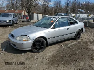 1996 Honda Civic DX with VIN 1HGEJ6124TL060910, listed as a Copart auction lot 46275975 with 164,398 mi miles and Salvage Title. Bid and sale history available at carsss.com. Image 1.