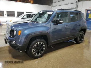 2023 Jeep Renegade Latitude z VIN ZACNJDB12PPP41283, wystawiony jako Copart lot #46307735 z przebiegiem 16 918 mil mil oraz Szkoda całkowita • Salvage title. Historia ofert i sprzedaży dostępna na DreamBid. Obrazek 1.