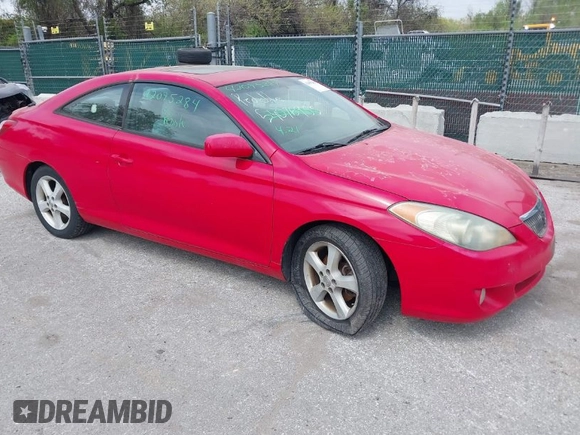 2005 Toyota Solara SE with VIN 4T1CA38P85U047611, listed as a IAAI auction lot 42095284 with 188,617 mi miles. Bid and sale history available at carsss.com. Image 1.