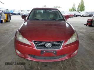 2009 Lexus IS 250 with VIN JTHBK262495090663, listed as a Copart auction lot 53739095 with 138,083 mi miles and Salvage Title. Bid and sale history available at carsss.com. Image 5.