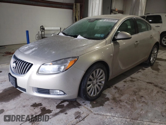 2011 Buick Regal CXL RL3 with VIN 2G4GR5EC9B9177588, listed as a Copart auction lot 87849355 with 117,821 mi miles and Non Repairable. Bid and sale history available at carsss.com. Image 1.