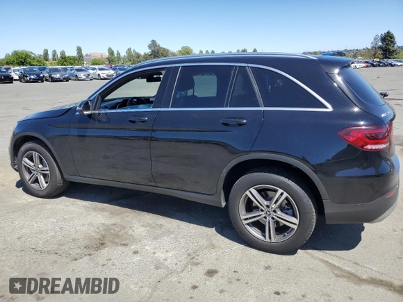 2020 Mercedes-Benz GLC 300 with VIN W1N0G8DB2LF865701, listed as a Copart auction lot 57862225 with 51,074 mi miles and Salvage title. Bid and sale history available at DreamBid. Image 2.