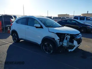 2018 Honda HR-V EX-L Navi with VIN 3CZRU5H73JM704258, listed as a IAAI auction lot 41347136 with 1 mi miles. Bid and sale history available at carsss.com. Image 1.