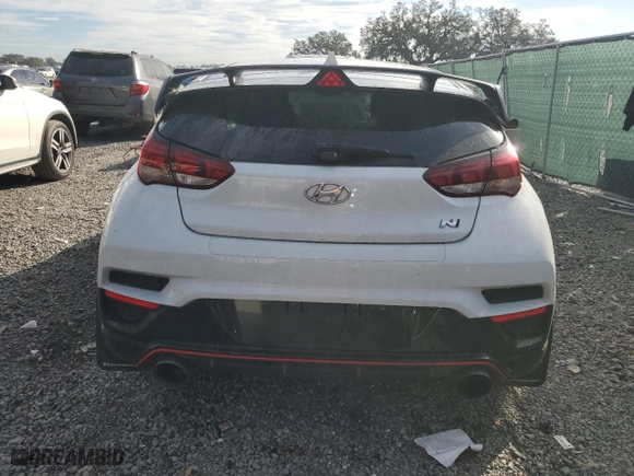 2020 Hyundai Veloster N with VIN KMHT36AH2LU004930, listed as a Copart auction lot 41761355 with 64,978 mi miles and Salvage Title. Bid and sale history available at carsss.com. Image 6.