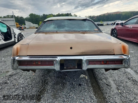 1970 Pontiac Grand Prix with VIN 276570A127638, listed as a Copart auction lot 61613155 with Not provided miles and Salvage title. Bid and sale history available at DreamBid. Image 6.