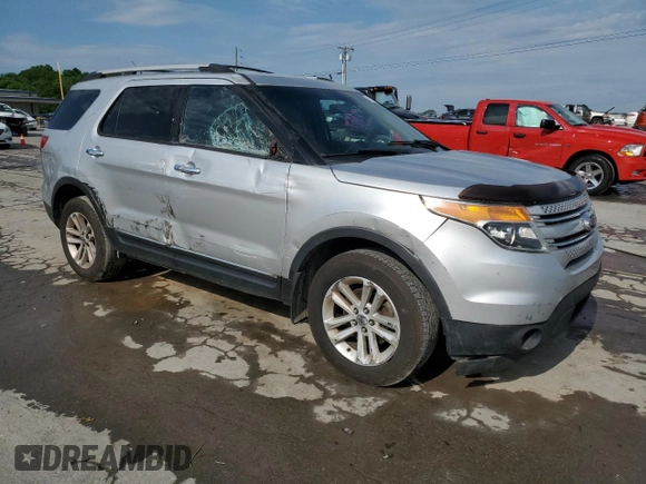 2011 Ford Explorer XLT with VIN 1FMHK8D87BGA24815, listed as a Copart auction lot 55281435 with 299,546 mi miles and Salvage Title. Bid and sale history available at DreamBid. Image 4.