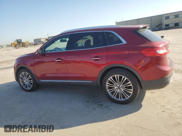 2016 Lincoln MKX Reserve with VIN 2LMTJ6LR9GBL51411, listed as a Copart auction lot 51974655 with 26,018 mi miles and Clean Title. Bid and sale history available at DreamBid. Image 2.