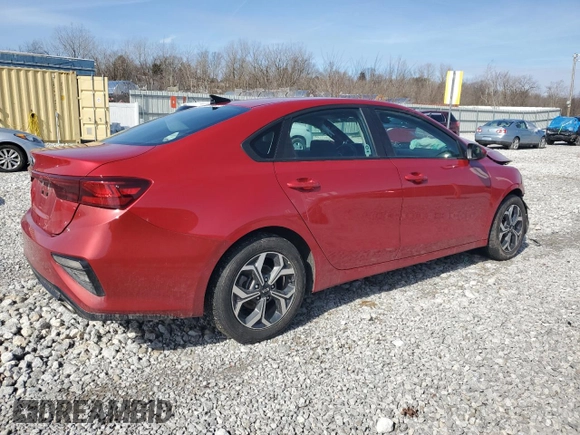 2020 Kia Forte LXS with VIN 3KPF24ADXLE221422, listed as a Copart auction lot 47386135 with 44,407 mi miles and Salvage Title. Bid and sale history available at carsss.com. Image 3.