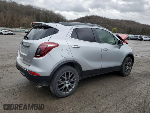 2019 Buick Encore Sport Touring with VIN KL4CJ2SBXKB714112, listed as a Copart auction lot 51063705 with Not Provided miles and Salvage Title. Bid and sale history available at DreamBid. Image 3.