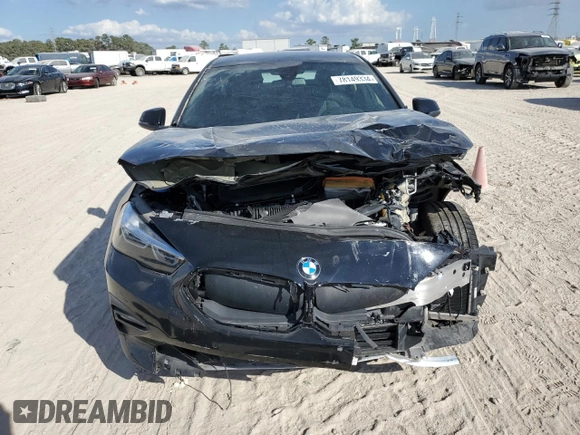 2023 BMW 2 Series 228i with VIN WBA53AK09P7M26932, listed as a Copart auction lot 78149334 with 21,362 mi miles and Salvage Title. Bid and sale history available at carsss.com. Image 5.