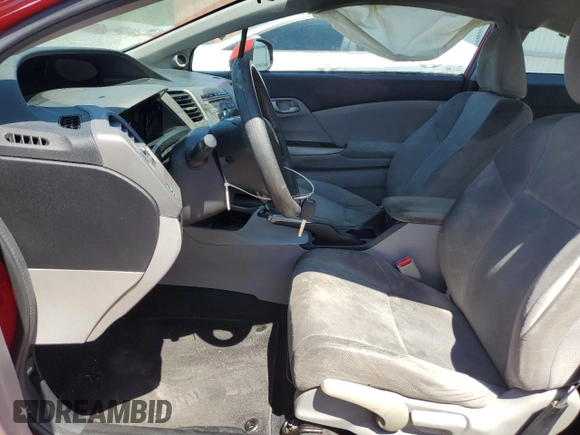 2012 Honda Civic Cpe LX with VIN 2HGFG3B54CH545393, listed as a Copart auction lot 50864095 with 224,943 mi miles and Salvage Title. Bid and sale history available at carsss.com. Image 7.