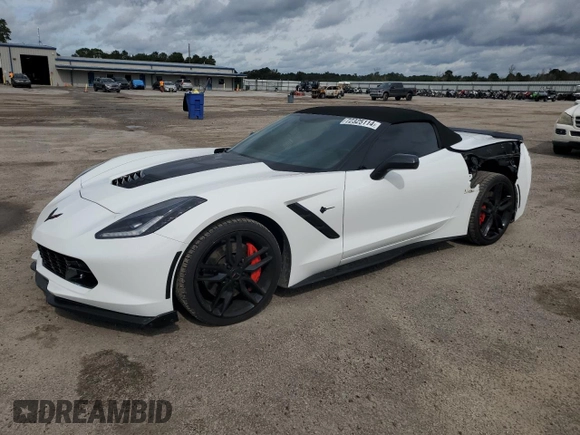 2016 Chevrolet Corvette Z51 2LT with VIN 1G1YK3D75G5122610, listed as a Copart auction lot 72325114 with 29,159 mi miles and Clean Title. Bid and sale history available at carsss.com. Image 1.