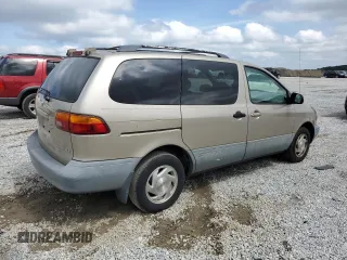 2000 Toyota Sienna LE z VIN 4T3ZF13C7YU259075, wystawiony jako Copart lot #58416105 z przebiegiem 235 788 mil mil oraz Szkoda całkowita • Salvage title. Historia ofert i sprzedaży dostępna na DreamBid. Obrazek 3.