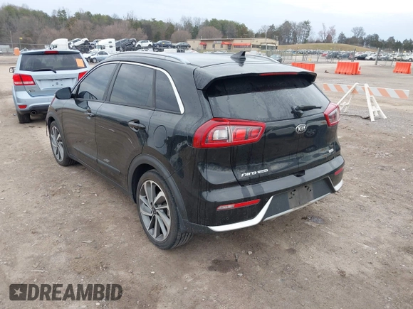 2017 Kia Niro Touring with VIN KNDCE3LC0H5040261, listed as a IAAI auction lot 41751900 with 100,194 mi miles. Bid and sale history available at carsss.com. Image 3.