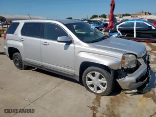 2017 GMC Terrain SLE with VIN 2GKALMEK6H6287252, listed as a Copart auction lot 52784165 with 135,945 mi miles and Clean Title. Bid and sale history available at carsss.com. Image 4.