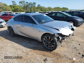 2023 Lexus IS 350 F Sport with VIN JTHGZ1B20P5064236, listed as a Copart auction lot 50490085 with 28,686 mi miles and Salvage title. Bid and sale history available at DreamBid. Image 4.