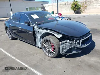 2017 Maserati Ghibli S Q4 with VIN ZAM57RTL5H1197406, listed as a IAAI auction lot 41615015 with 97,030 mi miles and . Bid and sale history available at DreamBid. Image 1.