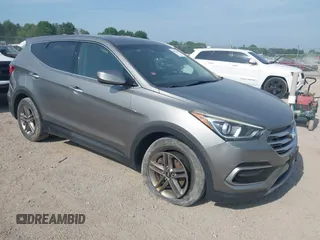 2017 Hyundai Santa Fe 2.4L with VIN 5NMZTDLB5HH000462, listed as a IAAI auction lot 42811802 with 91,334 mi miles and . Bid and sale history available at DreamBid. Image 1.