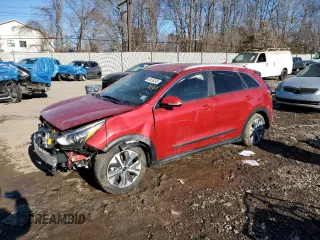 2022 Kia Niro EV S with VIN KNDCC3LGXN5160461, listed as a Copart auction lot 42656245 with 28,211 mi miles and Non Repairable. Bid and sale history available at carsss.com. Image 1.