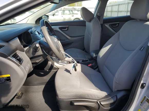 2013 Hyundai Elantra GLS PZEV with VIN 5NPDH4AE3DH196312, listed as a Copart auction lot 53170355 with 94,526 mi miles and Salvage Title. Bid and sale history available at carsss.com. Image 7.