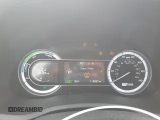 2017 Kia Niro LX with VIN KNDCB3LC9H5091864, listed as a Copart auction lot 63418614 with 115,927 mi miles and Salvage Title. Bid and sale history available at carsss.com. Image 9.
