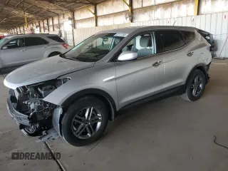 2018 Hyundai Santa Fe 2.4L with VIN 5XYZT3LB8JG544092, listed as a Copart auction lot 63127265 with 124,390 mi miles and Salvage title. Bid and sale history available at DreamBid. Image 1.