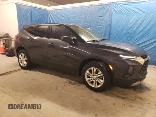 2021 Chevrolet Blazer LT with VIN 3GNKBHRS8MS566418, listed as a Copart auction lot 56045445 with 58,737 mi miles and Salvage title. Bid and sale history available at DreamBid. Image 4.