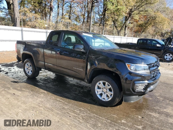 2021 Chevrolet Colorado 2WD LT with VIN 1GCHSCEA0M1258454, listed as a Copart auction lot 82616794 with 72,050 mi miles and Non Repairable. Bid and sale history available at carsss.com. Image 4.