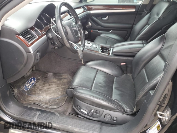 2008 Audi A8 L 4.2L with VIN WAUMV94E38N008960, listed as a Copart auction lot 71106524 with 0 mi miles and Salvage Title. Bid and sale history available at carsss.com. Image 7.
