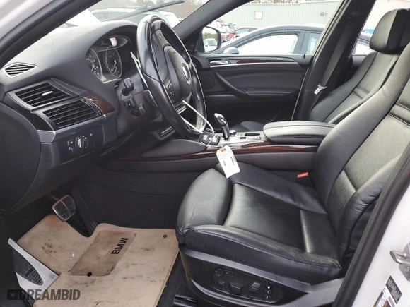 2013 BMW X6 xDrive50i with VIN 5UXFG8C52DL591043, listed as a Copart auction lot 85150504 with 106,179 mi miles and Salvage Title. Bid and sale history available at carsss.com. Image 7.