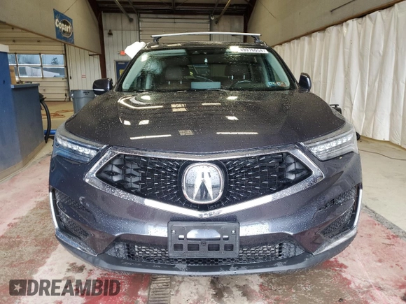 2021 Acura RDX w/Technology Package with VIN 5J8TC2H54ML010147, listed as a Copart auction lot 49976054 with 0 mi miles and Salvage Title. Bid and sale history available at carsss.com. Image 5.