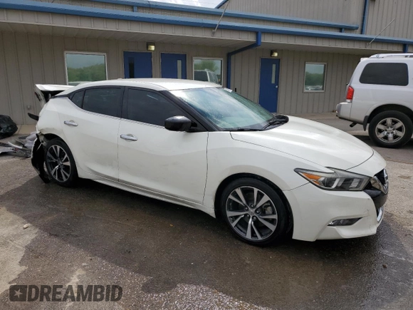 2017 Nissan Maxima SV with VIN 1N4AA6AP0HC389898, listed as a Copart auction lot 53462465 with 151,096 mi miles and Salvage Title. Bid and sale history available at carsss.com. Image 4.