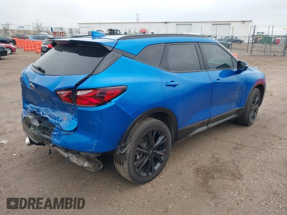 2021 Chevrolet Blazer RS with VIN 3GNKBKRS2MS517518, listed as a IAAI auction lot 42016670 with 68,429 mi miles and . Bid and sale history available at DreamBid. Image 4.