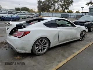 2013 Hyundai Genesis Coupe Track z VIN KMHHU6KJ7DU096333, wystawiony jako Copart lot #81643984 z przebiegiem Nie podano mil oraz Szkoda całkowita • Salvage title. Historia ofert i sprzedaży dostępna na DreamBid. Obrazek 3.