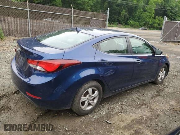 2015 Hyundai Elantra SE z VIN 5NPDH4AE7FH614759, wystawiony jako Copart lot #58967455 z przebiegiem 85 725 mil mil oraz Szkoda całkowita • Salvage title. Historia ofert i sprzedaży dostępna na DreamBid. Obrazek 3.