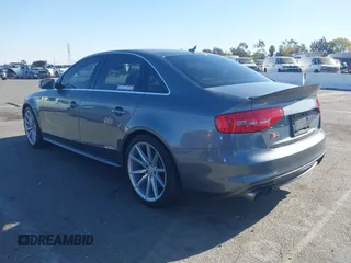 2013 Audi S4 Premium Plus with VIN WAUBGAFL5DA228066, listed as a IAAI auction lot 41421409 with 165,874 mi miles. Bid and sale history available at carsss.com. Image 3.