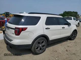 2018 Ford Explorer Sport z VIN 1FM5K8GTXJGA40833, wystawiony jako Copart lot #60527975 z przebiegiem 123 544 mil mil oraz Szkoda całkowita • Salvage title. Historia ofert i sprzedaży dostępna na DreamBid. Obrazek 3.