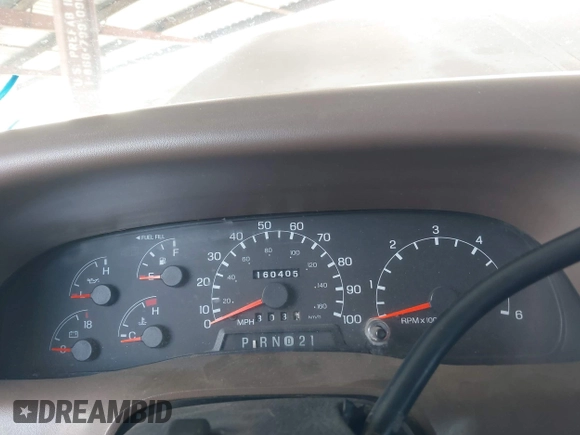 1999 Ford Super Duty F-250 XL with VIN 1FTNX20S3XED46555, listed as a IAAI auction lot 42074927 with 160,405 mi miles. Bid and sale history available at carsss.com. Image 7.