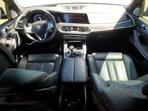 2022 BMW X7 ALPINA XB7 with VIN 5UXCX6C12N9K10388, listed as a Copart auction lot 53538064 with 34,939 mi miles and Salvage Title. Bid and sale history available at carsss.com. Image 8.