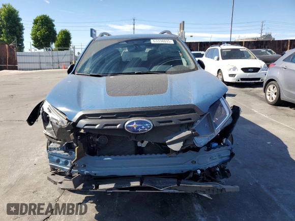 2024 Subaru Forester Wilderness with VIN JF2SKAHC8RH493921, listed as a Copart auction lot 63338015 with 35,928 mi miles and Salvage title. Bid and sale history available at DreamBid. Image 5.