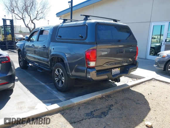 2017 Toyota Tacoma SR5 with VIN 3TMCZ5AN8HM102763, listed as a IAAI auction lot 41781283 with 38,734 mi miles and . Bid and sale history available at carsss.com. Image 3.
